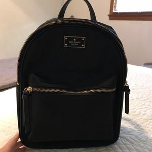 Kate Spade Black Backpack